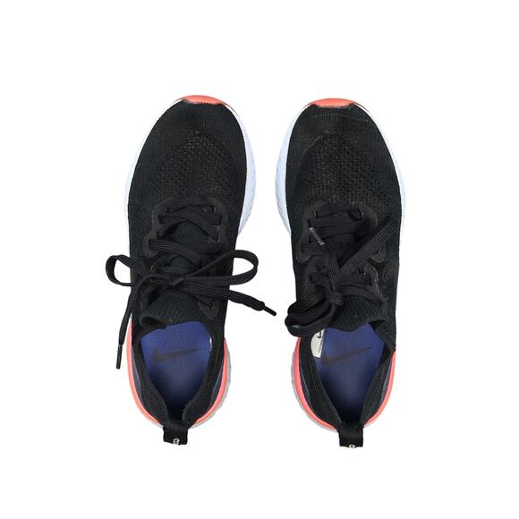 Nike Shoes Womens 6.5 Sneakers Epic React Flyknit Trainer Athletic Running Black - Picture 6 of 12